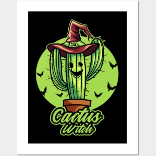 cactus witch Posters and Art